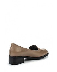 Женские светло-коричневые кожаные лоферы от Dino Ricci