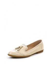 Женские светло-коричневые кожаные лоферы от Encor