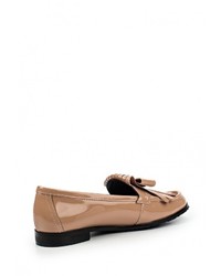 Женские светло-коричневые кожаные лоферы от Grand Style