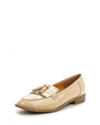 Женские светло-коричневые кожаные лоферы от Inario