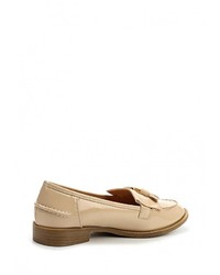 Женские светло-коричневые кожаные лоферы от Inario