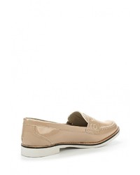 Женские светло-коричневые кожаные лоферы от Topway