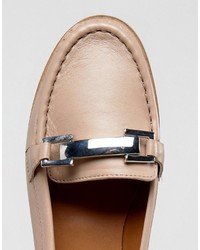 Женские светло-коричневые кожаные лоферы от Park Lane