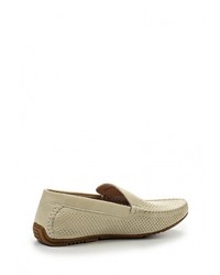 Мужские светло-коричневые кожаные мокасины от Tesoro