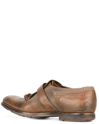 Светло-коричневые кожаные монки от Church's