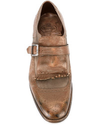 Светло-коричневые кожаные монки от Church's