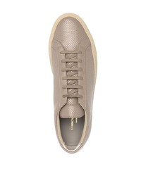 Мужские светло-коричневые кожаные низкие кеды от Common Projects