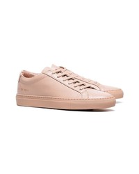 Женские светло-коричневые кожаные низкие кеды от Common Projects