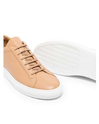 Мужские светло-коричневые кожаные низкие кеды от Common Projects