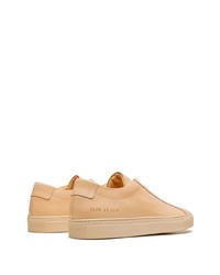 Мужские светло-коричневые кожаные низкие кеды от Common Projects