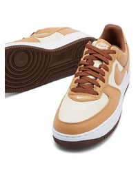 Мужские светло-коричневые кожаные низкие кеды от Nike