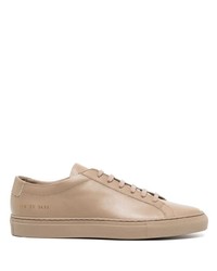 Мужские светло-коричневые кожаные низкие кеды от Common Projects