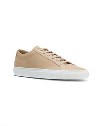 Мужские светло-коричневые кожаные низкие кеды от Common Projects