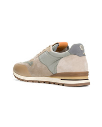 Мужские светло-коричневые кожаные низкие кеды от BRIMARTS