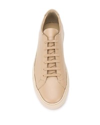 Мужские светло-коричневые кожаные низкие кеды от Common Projects