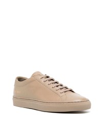 Мужские светло-коричневые кожаные низкие кеды от Common Projects