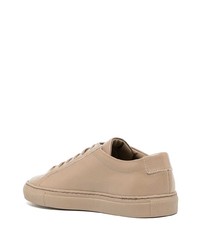 Мужские светло-коричневые кожаные низкие кеды от Common Projects