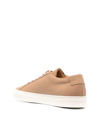 Мужские светло-коричневые кожаные низкие кеды от Common Projects