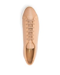 Мужские светло-коричневые кожаные низкие кеды от Common Projects