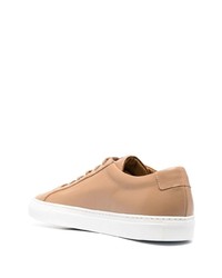 Мужские светло-коричневые кожаные низкие кеды от Common Projects