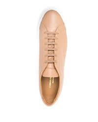 Мужские светло-коричневые кожаные низкие кеды от Common Projects