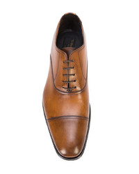 Светло-коричневые кожаные оксфорды от To Boot New York