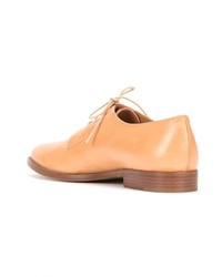 Женские светло-коричневые кожаные оксфорды от Mansur Gavriel