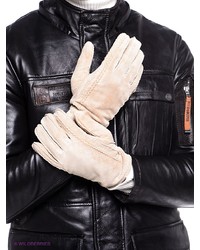 Мужские светло-коричневые кожаные перчатки от Dali Exclusive