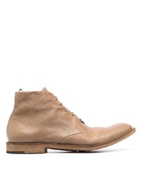 Мужские светло-коричневые кожаные повседневные ботинки от Officine Creative