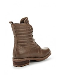 Светло-коричневые кожаные полусапоги от Amore Amore