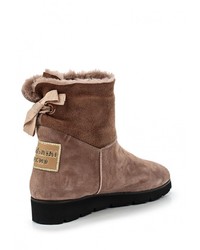 Светло-коричневые кожаные полусапоги от Baldinini