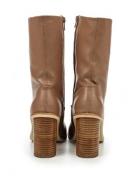 Светло-коричневые кожаные полусапоги от LOST INK