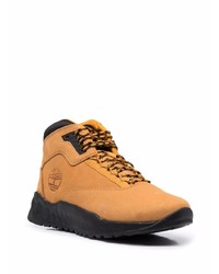 Мужские светло-коричневые кожаные рабочие ботинки от Timberland
