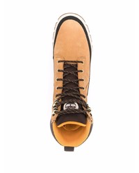 Мужские светло-коричневые кожаные рабочие ботинки от Timberland