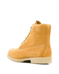 Мужские светло-коричневые кожаные рабочие ботинки от Timberland