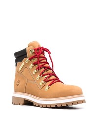 Мужские светло-коричневые кожаные рабочие ботинки от Timberland