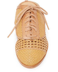 Светло-коричневые кожаные сабо от Schutz