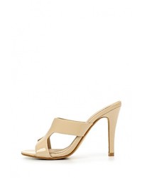 Светло-коричневые кожаные сабо от Sergio Todzi