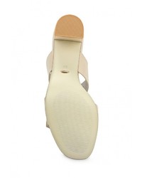 Светло-коричневые кожаные сабо от Vitacci