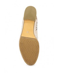 Светло-коричневые кожаные сандалии на плоской подошве от Ascalini