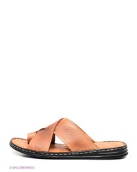 Мужские светло-коричневые кожаные сандалии от METROPOLPOLIS