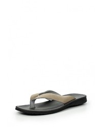 Мужские светло-коричневые кожаные сланцы