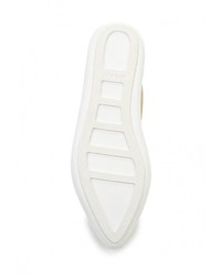 Женские светло-коричневые кожаные слипоны от DKNY Active