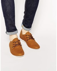 Светло-коричневые кожаные туфли дерби от Aldo