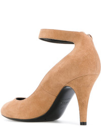 Светло-коричневые кожаные туфли от Casadei