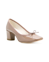 Светло-коричневые кожаные туфли от Repetto