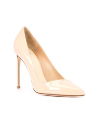 Светло-коричневые кожаные туфли от Francesco Russo