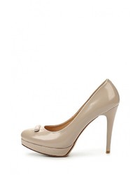 Светло-коричневые кожаные туфли от Dino Ricci Select