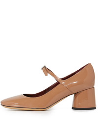 Светло-коричневые кожаные туфли от Marc Jacobs