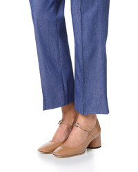 Светло-коричневые кожаные туфли от Marc Jacobs